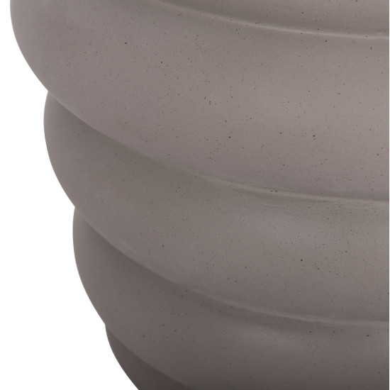 ΣΚΑΜΠΟ PUFFAT HM18172.03 FIBER CEMENT ΓΚΡΙ- ΞΥΛΟ TEAK TOP Φ45x46Υεκ.