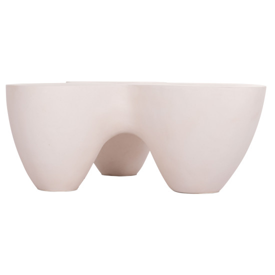 ΤΡΑΠΕΖΙ ΣΑΛΟΝΙΟΥ SALLEN HM18161.02 FIBER CEMENT ΣΕ ΛΕΥΚΟ--108x94x38,5Υεκ.