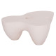 ΤΡΑΠΕΖΙ ΣΑΛΟΝΙΟΥ SALLEN HM18161.02 FIBER CEMENT ΣΕ ΛΕΥΚΟ--108x94x38,5Υεκ.