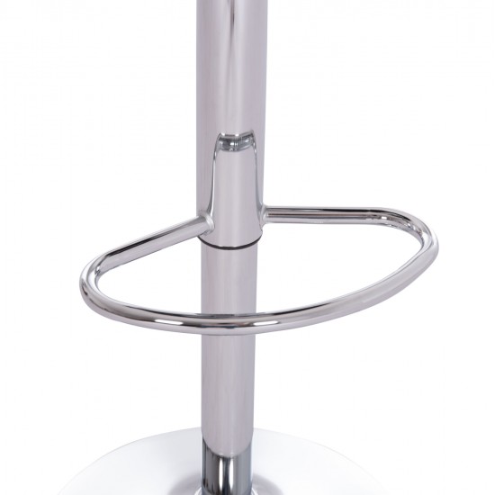 ΣΚΑΜΠΟ ΜΠΑΡ ROSE HM204.22 ΜΕ ΑΜΟΡΤΙΣΕΡ ΧΡΩΜΙΟΥ & ΛΕΥΚΟ PU 48x45x105Υεκ.