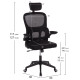 ΚΑΡΕΚΛΑ ΓΡΑΦΕΙΟΥ BASTON HM18236.01 ΜΑΥΡΟ MESH & PP ΣΚΕΛΕΤΟΣ 64x60x117-127Υεκ.