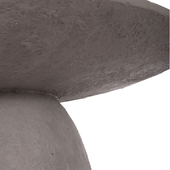 ΤΡΑΠΕΖΙ ΤΡΑΠΕΖΑΡΙΑΣ ΣΤΡΟΓΓΥΛΟ SEPPO HM18154.03 FIBER CEMENT ΣΕ ΓΚΡΙ--Φ119,5x75,5Υεκ.