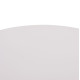 ΤΡΑΠΕΖΙ ΣΤΡΟΓΓΥΛΟ BROLIN HM18141.01 MDF TOP-ΒΑΣΗ ΜΕΤΑΛΛΙΚΗ--ΛΕΥΚΟ Φ90x73Υεκ