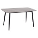 ΤΡΑΠΕΖΙ RAVEN HM18149.13 ΚΕΡΑΜΙΚΟ TOP ΜΕ ΟΨΗ ΓΚΡΙ ΜΑΡΜΑΡΟ 140x80x74Υεκ.