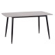ΤΡΑΠΕΖΙ RAVEN HM18149.13 ΚΕΡΑΜΙΚΟ TOP ΜΕ ΟΨΗ ΓΚΡΙ ΜΑΡΜΑΡΟ 140x80x74Υεκ.