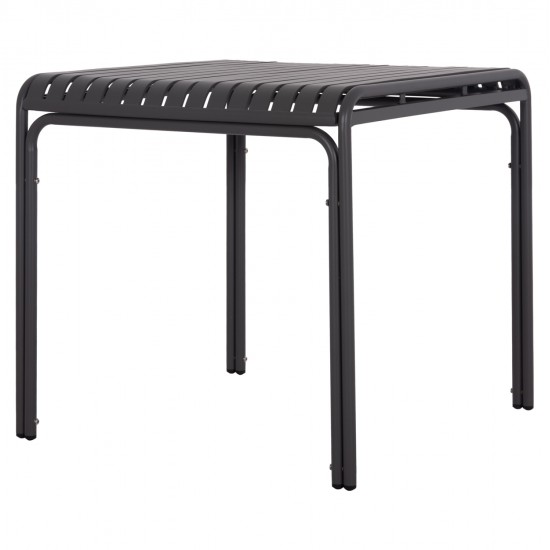 ΤΡΑΠΕΖΙ ΤΕΤΡΑΓΩΝΟ ΑΛΟΥΜΙΝΙΟΥ RACHEL HM6338.01 ΓΚΡΙ 80x80x76Υεκ.