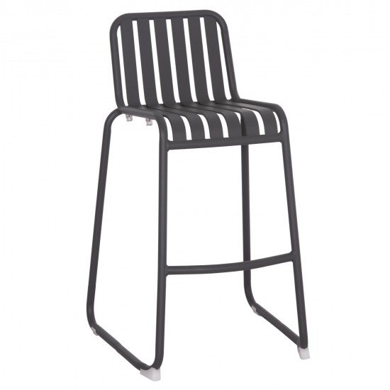 ΣΚΑΜΠΟ ΜΠΑΡ ΑΛΟΥΜΙΝΙΟΥ RACHEL HM6341.01 ΓΚΡΙ 47x56,5x98,5Υεκ.