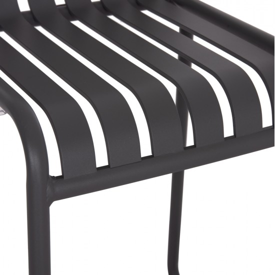 ΣΚΑΜΠΟ ΜΠΑΡ ΑΛΟΥΜΙΝΙΟΥ RACHEL HM6341.01 ΓΚΡΙ 47x56,5x98,5Υεκ.