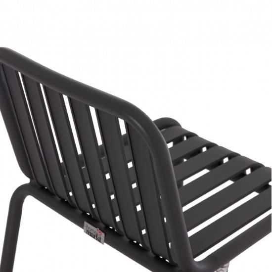ΣΚΑΜΠΟ ΜΠΑΡ ΑΛΟΥΜΙΝΙΟΥ RACHEL HM6341.01 ΓΚΡΙ 47x56,5x98,5Υεκ.