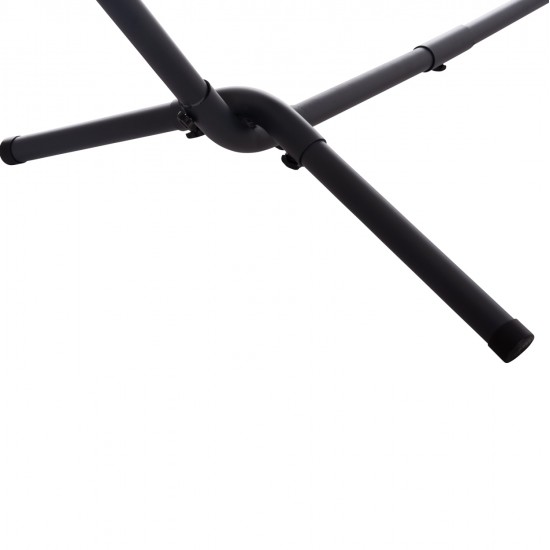 ΑΙΩΡΑ CRAVE HM6304.03 ΑΝΘΡΑΚΙ ΜΕΤΑΛ. ΣΚΕΛΕΤΟΣ--ΜΠΛΕ ΣΚΟΥΡΟ ΠΑΝΙ ΜΕ ΛΕΥΚΗ ΡΙΓΑ 265x93x105Υεκ