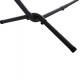 ΑΙΩΡΑ CRAVE HM6304.03 ΑΝΘΡΑΚΙ ΜΕΤΑΛ. ΣΚΕΛΕΤΟΣ--ΜΠΛΕ ΣΚΟΥΡΟ ΠΑΝΙ ΜΕ ΛΕΥΚΗ ΡΙΓΑ 265x93x105Υεκ