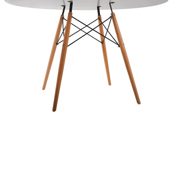 ΣΕΤ ΤΡΑΠΕΖΑΡΙΑΣ 5ΤΜΧ MAGGIE HM21186 MDF TOP & ΠΟΛΥΠΡΟΠΥΛΕΝΙΟ ΣΕ ΛΕΥΚΟ ΧΡΩΜΑ