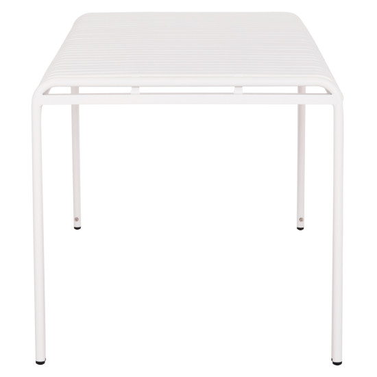 ΤΡΑΠΕΖΙ ΑΛΟΥΜΙΝΙΟΥ RACHEL HM6339.02 ΛΕΥΚΟ 150x80x75Υεκ.