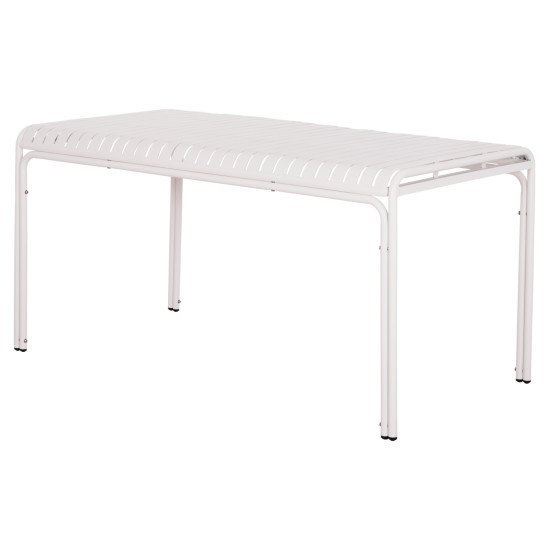 ΤΡΑΠΕΖΙ ΑΛΟΥΜΙΝΙΟΥ RACHEL HM6339.02 ΛΕΥΚΟ 150x80x75Υεκ.