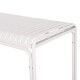 ΤΡΑΠΕΖΙ ΑΛΟΥΜΙΝΙΟΥ RACHEL HM6339.02 ΛΕΥΚΟ 150x80x75Υεκ.