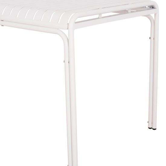 ΤΡΑΠΕΖΙ ΑΛΟΥΜΙΝΙΟΥ RACHEL HM6339.02 ΛΕΥΚΟ 150x80x75Υεκ.