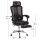 ΚΑΡΕΚΛΑ ΓΡΑΦΕΙΟΥ BARNET HM18258.01 ΜΑΥΡΟ MESH-ΜΑΥΡΟΣ ΣΚΕΛΕΤΟΣ NYLON 61x62x123Υ