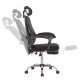 ΚΑΡΕΚΛΑ ΓΡΑΦΕΙΟΥ BARNET HM18258.01 ΜΑΥΡΟ MESH-ΜΑΥΡΟΣ ΣΚΕΛΕΤΟΣ NYLON 61x62x123Υ