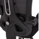 ΚΑΡΕΚΛΑ ΓΡΑΦΕΙΟΥ BARNET HM18258.01 ΜΑΥΡΟ MESH-ΜΑΥΡΟΣ ΣΚΕΛΕΤΟΣ NYLON 61x62x123Υ