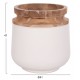 ΔΙΑΚΟΣΜΗΤΙΚΑ ΒΑΖΑ ΔΑΠΕΔΟΥ 2ΤΜΧ LINTER HM21140.02 FIBER CEMENT ΛΕΥΚΟ-ΞΥΛΟ ΤΕΑΚ 47Υ & 60Υεκ