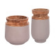 ΔΙΑΚΟΣΜΗΤΙΚΑ ΒΑΖΑ ΔΑΠΕΔΟΥ 2ΤΜΧ LINTER HM21140.04 FIBER CEMENT TAUPE-ΞΥΛΟ ΤΕΑΚ 47Υ & 60Υεκ