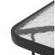 ΣΕΤ ΤΡΑΠΕΖΑΡΙΑΣ 5ΤΜΧ REDAN HM21223.01 ΤΡΑΠΕΖΙ & 4 ΠΟΛΥΘΡΟΝΕΣ ΣΕ ΜΑΥΡΟ
