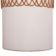 ΒΟΗΘΗΤΙΚΟ ΤΡΑΠΕΖΙ PRILEP HM18159.02 FIBER CEMENT ΛΕΥΚΟ & RATTAN--Φ60x76,5Υεκ