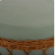 ΤΡΑΠΕΖΙ ΣΑΛΟΝΙΟΥ VILHENA HM18165 FIBER CEMENT ΠΡΑΣΙΝΟ-RATTAN ΦΥΣΙΚΟ Φ56x47Υεκ.