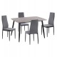 ΣΕΤ ΤΡΑΠΕΖΑΡΙΑΣ 5ΤΜΧ RAVEN HM21224.03 ΚΕΡΑΜΙΚΟ TOP ΓΚΡΙ ΜΑΡΜΑΡΟ--ΒΕΛΟΥΔΟ ΓΚΡΙ