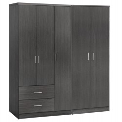 ΝΤΟΥΛΑΠΑ 5ΦΥΛΛΗ CAESAR HM21234.01 ΜΕΛΑΜΙΝΗ ΧΡΩΜΑ ZEBRANO 150x42.5x181Υεκ