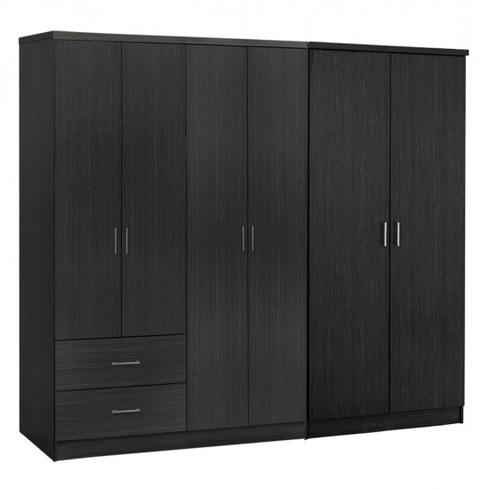 ΝΤΟΥΛΑΠΑ 6ΦΥΛΛΗ BLAKELY HM21235.01 ΜΕΛΑΜΙΝΗ ΧΡΩΜΑ ZEBRANO 201x43x181Υεκ
