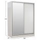 ΣΕΤ ΚΡΕΒΑΤΟΚΑΜΑΡΑΣ 6ΤΜΧ ADLER HM11759.03 ΜΕΛΑΜΙΝΗ ΛΕΥΚΗ-ΓΙΑ ΣΤΡΩΜΑ 160x200εκ