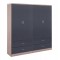ΝΤΟΥΛΑΠΑ 4ΦΥΛΛΗ REINA ME 4 ΣΥΡΤΑΡΙΑ HM21259 ΜΕΛΑΜΙΝΗ ΓΚΡΙ-SONAMA 160x42x180Υεκ