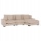 ΚΑΝΑΠΕΣ ΔΕΞΙΑ ΓΩΝΙΑ CRANFIELD HM3287.02R ΜΠΕΖ ΡΙΓΕ ΥΦΑΣΜΑ 315x167(γωνία)x67Υεκ.