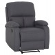 ΠΟΛΥΘΡΟΝΑ RELAX DIONI HM3296.01 ΓΚΡΙ ΥΦΑΣΜΑ 85x90x100Υεκ.