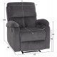 ΠΟΛΥΘΡΟΝΑ RELAX DIONI HM3296.11 ΓΚΡΙ ΡΙΓΕ ΥΦΑΣΜΑ 85x90x100Υεκ.