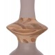 ΔΙΑΚΟΣΜΗΤΙΚΟ ΒΑΖΟ ΔΑΠΕΔΟΥ NEBULA HM4660.05S FIBER CEMENT TAUPE--ΞΥΛΟ ΤΕΑΚ Φ45x115Υεκ