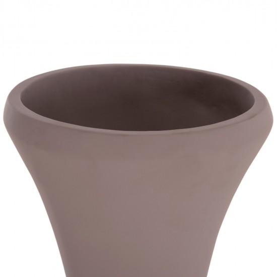 ΔΙΑΚΟΣΜΗΤΙΚΟ ΒΑΖΟ ΔΑΠΕΔΟΥ NEBULA HM4660.05S FIBER CEMENT TAUPE--ΞΥΛΟ ΤΕΑΚ Φ45x115Υεκ