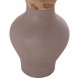 ΔΙΑΚΟΣΜΗΤΙΚΟ ΒΑΖΟ ΔΑΠΕΔΟΥ NEBULA HM4660.05S FIBER CEMENT TAUPE--ΞΥΛΟ ΤΕΑΚ Φ45x115Υεκ