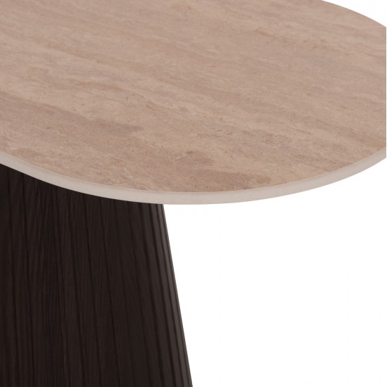 ΚΟΝΣΟΛΑ CATER HM18323 ΚΕΡΑΜΙΚΟ TOP ΟΨΗ ΤΡΑΒΕΡΤΙΝΑΣ-MDF ΒΑΣΗ 120x40x78Υεκ.