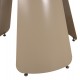 ΤΡΑΠΕΖΙ ΤΡΑΠΕΖΑΡΙΑΣ ΣΤΡΟΓΓΥΛΟ SEDAR HM18326 ΚΕΡΑΜΙΚΟ TOP--ΚΡΕΜ ΜΕΤΑΛ.ΠΟΔΙΑ Φ120x78Υ