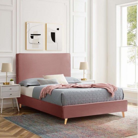 ΚΡΕΒΑΤΙ ΜΕ ΣΤΡΩΜΑ MAYLIN HM21281.01 ΣΑΠΙΟ ΜΗΛΟ ΒΕΛΟΥΔΟ--ΓΙΑ 120x200εκ