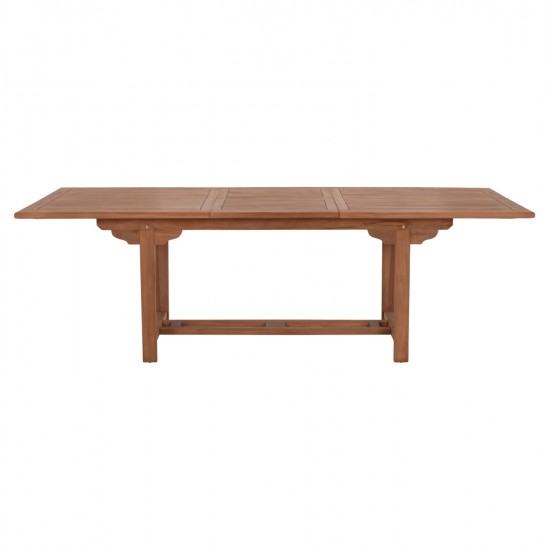 TΡΑΠΕΖΙ ΤΡΑΠΕΖΑΡΙΑΣ ΑΝΟΙΓΟΜΕΝΟ CRANDER HM6376 ΞΥΛΟ TEAK ΣΕ ΦΥΣΙΚΟ 180-240x100x76Υεκ