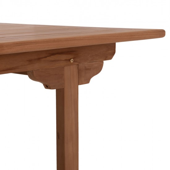 TΡΑΠΕΖΙ ΤΡΑΠΕΖΑΡΙΑΣ ΑΝΟΙΓΟΜΕΝΟ CRANDER HM6376 ΞΥΛΟ TEAK ΣΕ ΦΥΣΙΚΟ 180-240x100x76Υεκ