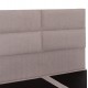 ΚΡΕΒΑΤΙ MILO HM616.32 ΜΠΕΖ ΥΦΑΣΜΑ ΓΙΑ ΣΤΡΩΜΑ 160x200εκ