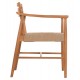 ΠΟΛΥΘΡΟΝΑ ΤΡΑΠΕΖΑΡΙΑΣ ROBIN HM18351 ΞΥΛΟ TEAK & ΣΧΟΙΝΙ VIRO ΦΥΣΙΚΟ 53,5x60x78Υεκ