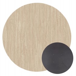 ΕΠΙΦΑΝΕΙΑ ΤΡΑΠΕΖΙΟΥ HPL ΣΤΡΟΓΓΥΛΗ HM5841.35 TRAVERTINE Φ60εκ.