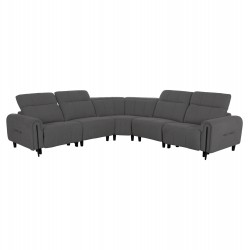 ΓΩΝΙΑΚΟΣ ΚΑΝΑΠΕΣ ΜΕ RECLINE ORACLE HM3290.01 ΓΚΡΙ ΥΦΑΣΜΑ 260x260x90(κάθισμα)x94Υεκ.
