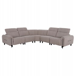 ΓΩΝΙΑΚΟΣ ΚΑΝΑΠΕΣ ΜΕ RECLINE ORACLE HM3290.02 ΜΠΕΖ ΥΦΑΣΜΑ 260x260x90(κάθισμα)x94Υεκ.
