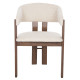 ΣΕΤ ΤΡΑΠΕΖΑΡΙΑΣ 7ΤΜΧ ZARRA HM21338.01 ΤΡΑΠΕΖΙ ΑΠΟ MDF--ΚΑΡΕΚΛΕΣ ΜΕ ΜΠΟΥΚΛΕ ΥΦΑΣΜΑ
